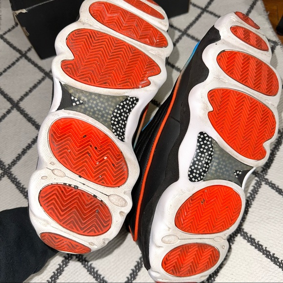 jordan pro strong black orange blue 12 - Picture 8 of 13